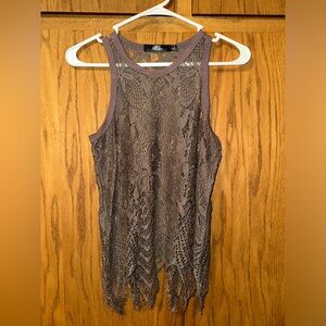 BKE Boutique Lace Tank Top